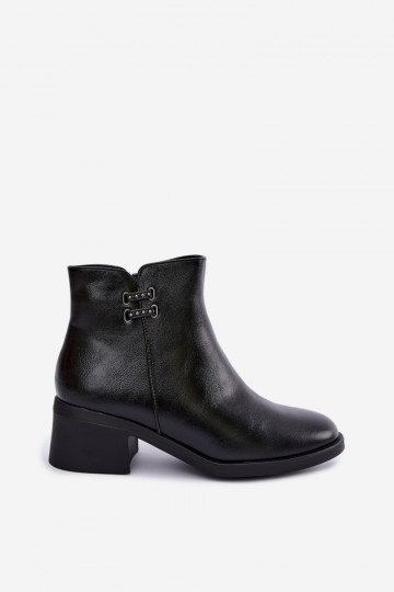 Klocke warme Damenstiefel schwarz Delmira 2