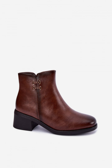 Klocke warme Damenstiefel braun Delmira