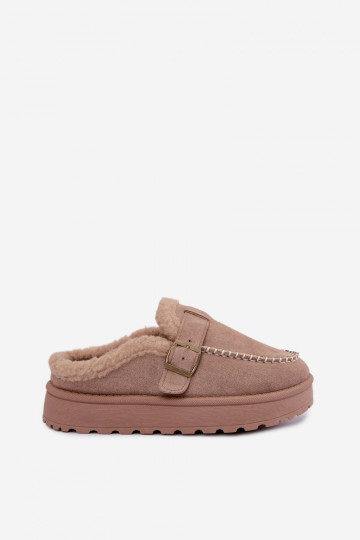 Damen Schneestiefel mit Schnallen in Sand Saldora 2