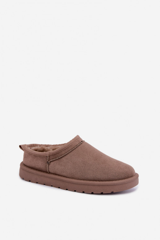 niedrige Damen Schneestiefel in Sand Rosmina