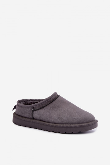 niedrige Damen Schneestiefel in Grau Rosmina