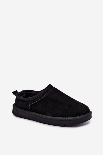 niedrige Damen Schneestiefel in Schwarz Rosmina