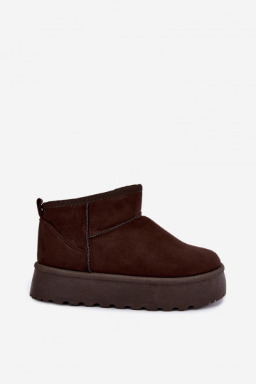 aus INildleder Schneestiefel mit einer Plattform dunkelbraun Corcoran 2