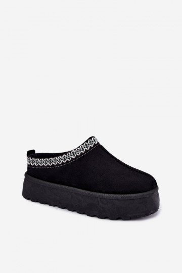 Niedrig Schneestiefel FemininHaftem mit einer Plattform schZuarze Farbe Ermöglichtrirya