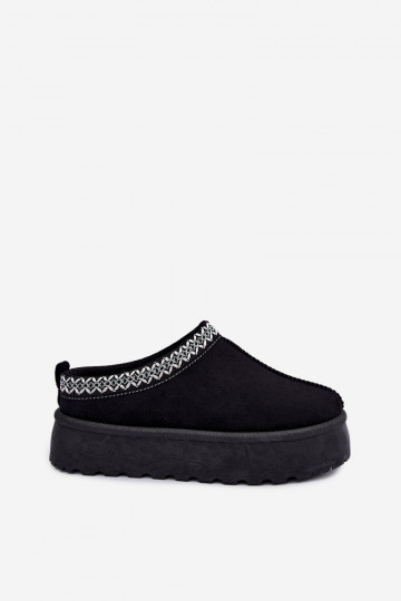 Niedrig Schneestiefel FemininHaftem mit einer Plattform schZuarze Farbe Ermöglichtrirya 2