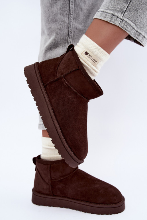 Damen Schneestiefel CzekoladoĮe Rosienne