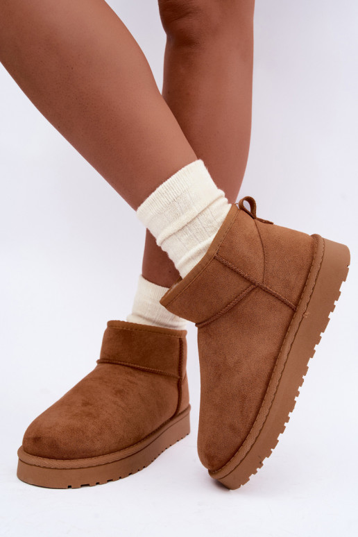Schneestiefel Feminin braune Farbe Rosienne