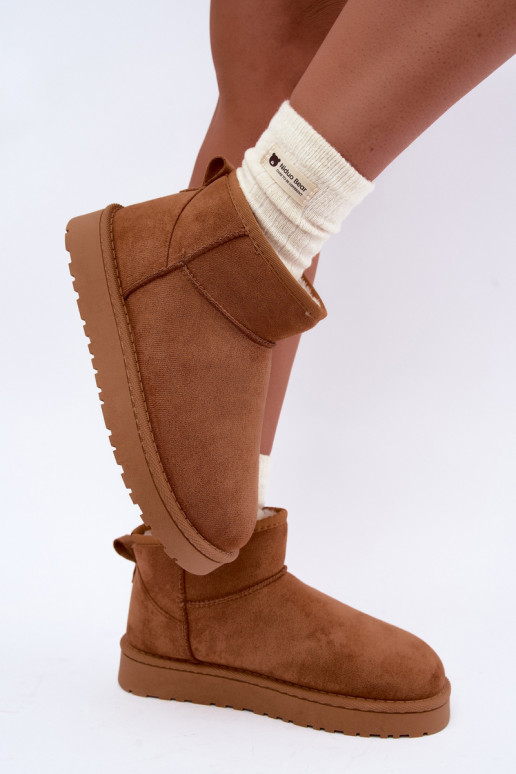 Schneestiefel Feminin braune Farbe Rosienne