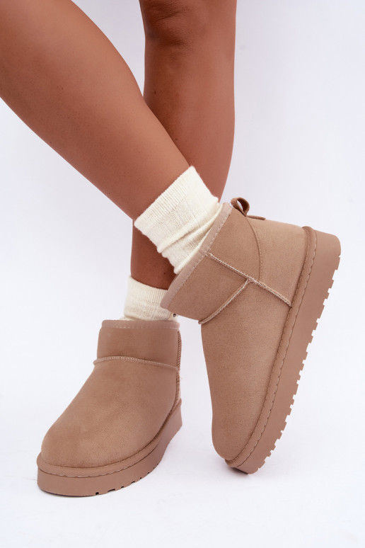 Schneestiefel Feminin Beige Rosienne