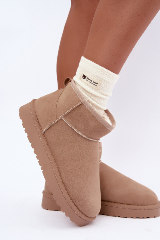 Schneestiefel Feminin Beige Rosienne