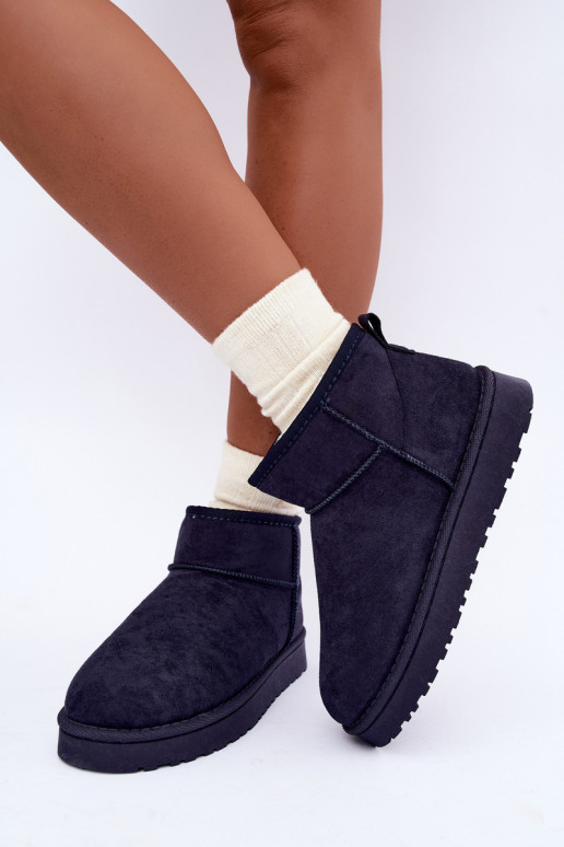 Schneestiefel Feminin Dunkelblau Rosienne