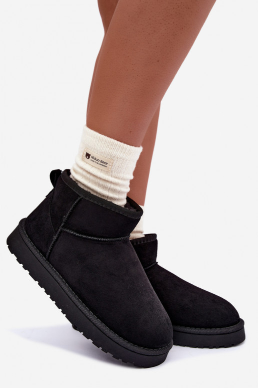 Schneestiefel Feminin schZuarze Farbe Rosienne