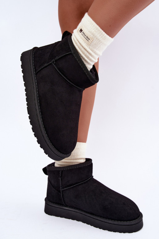 Schneestiefel Feminin schZuarze Farbe Rosienne