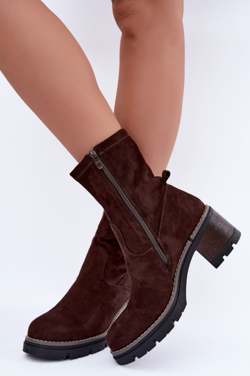 Damen Stiefeletten CzekoladoĮe Meldrenelle
