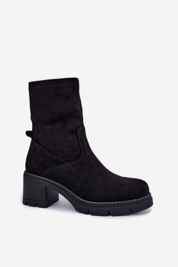 Damen Stiefeletten in schwarzer Farbe Meldrenelle