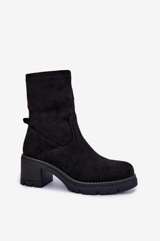 Damenstiefel Klocke schZuarze Farbe Meldrenelle