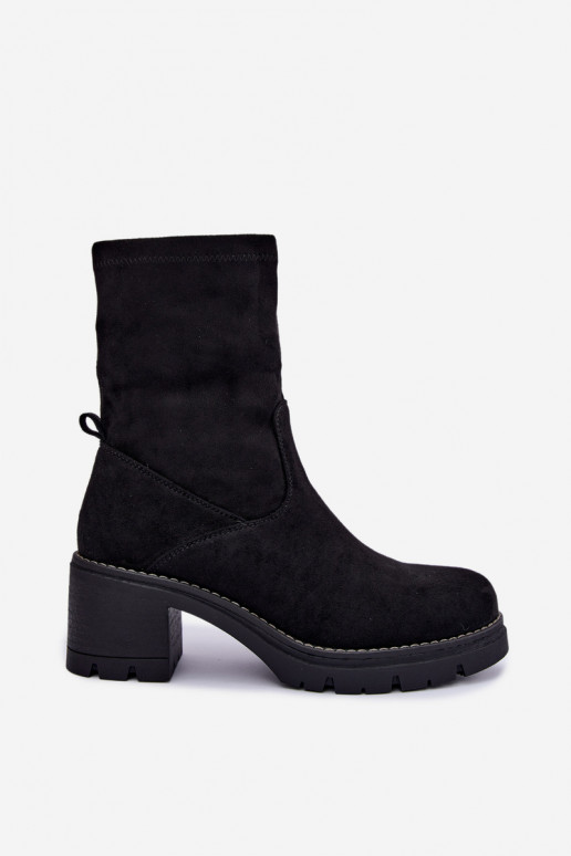 Damenstiefel Klocke schZuarze Farbe Meldrenelle
