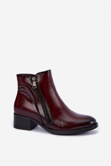 sich Zuarm laufen Stiefel Klocke Burgund Merseline