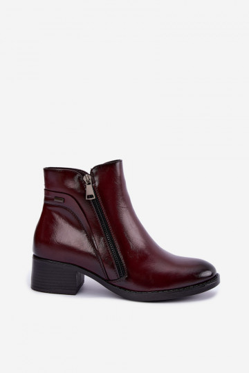 sich Zuarm laufen Stiefel Klocke Burgund Merseline 2
