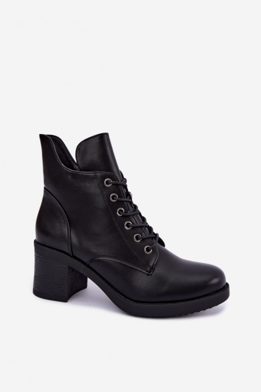 mit Schnürsenkeln sich Zuarm laufen Damenstiefel Klocke schZuarze Farbe Garella
