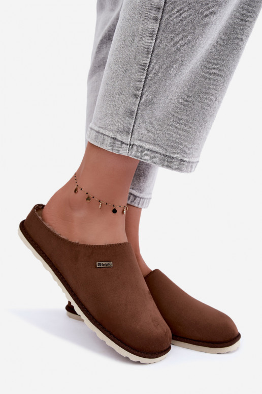 Schuhe hausgemacht Hausschuhe Feminin Inblu CS000034 dunkelbraun