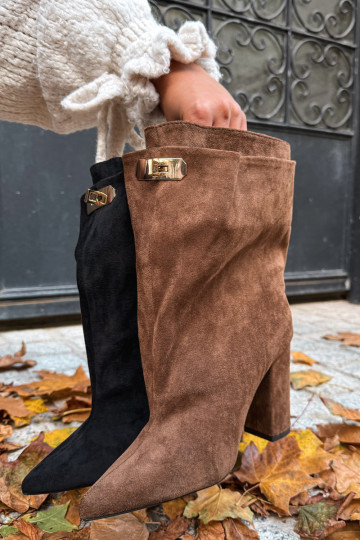 Fiametta warme Slipper-Stiefeletten in Braun 2