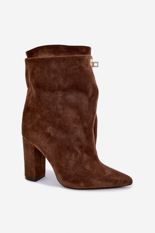 Fiametta warme Slipper-Stiefeletten in Braun