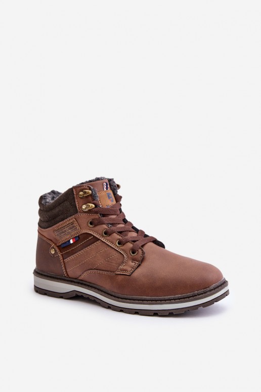 Herren isolierte Stiefel in brauner Farbe McBraun