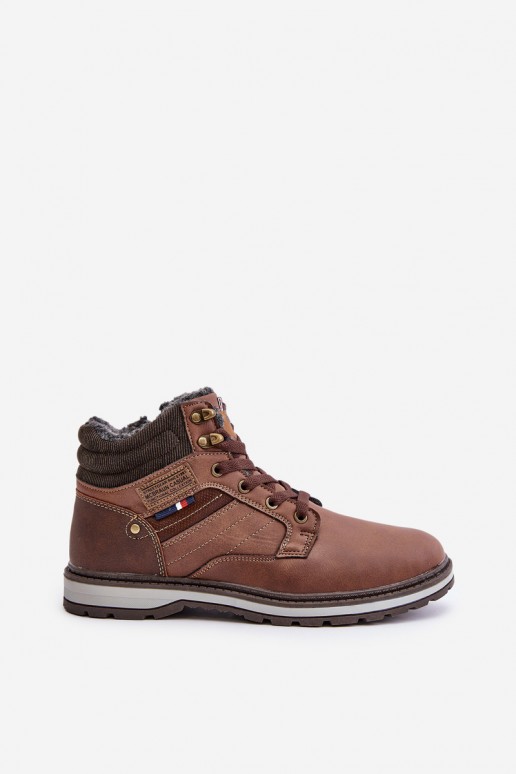Herren isolierte Stiefel in brauner Farbe McBraun