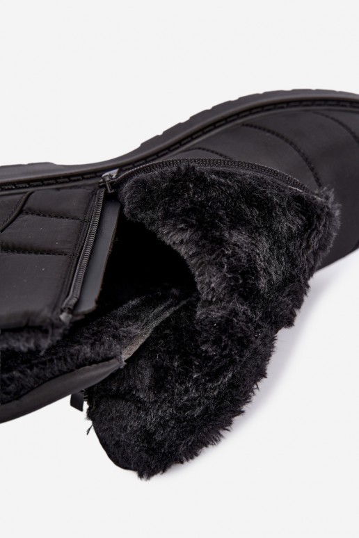Herren Schneestiefel in schwarzer Farbe Tai turilric