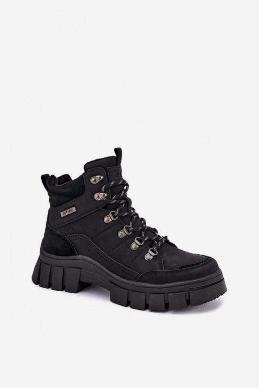 gefütterte Damenschuhe Lee Cooper LCJ-26-31-4580 in schwarz