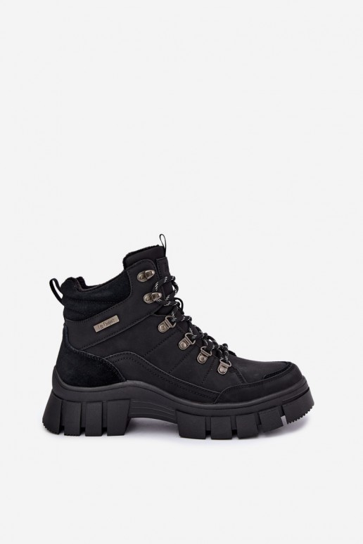 gefütterte Damenschuhe Lee Cooper LCJ-26-31-4580 in schwarz