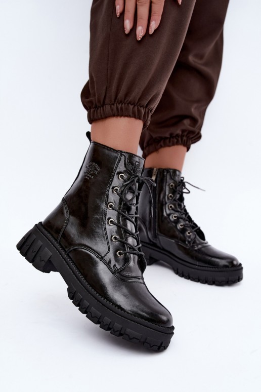 gefütterte Arbeitsstiefeletten Lee Cooper LCJ-26-16-4696 in schwarz