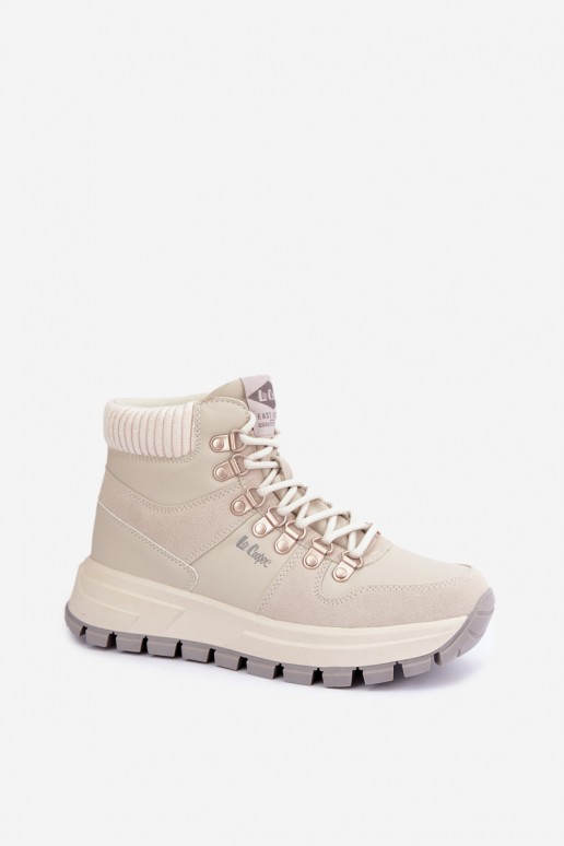 gefütterte Damenschuhe Lee Cooper LCJ-26-03-4525 in grau