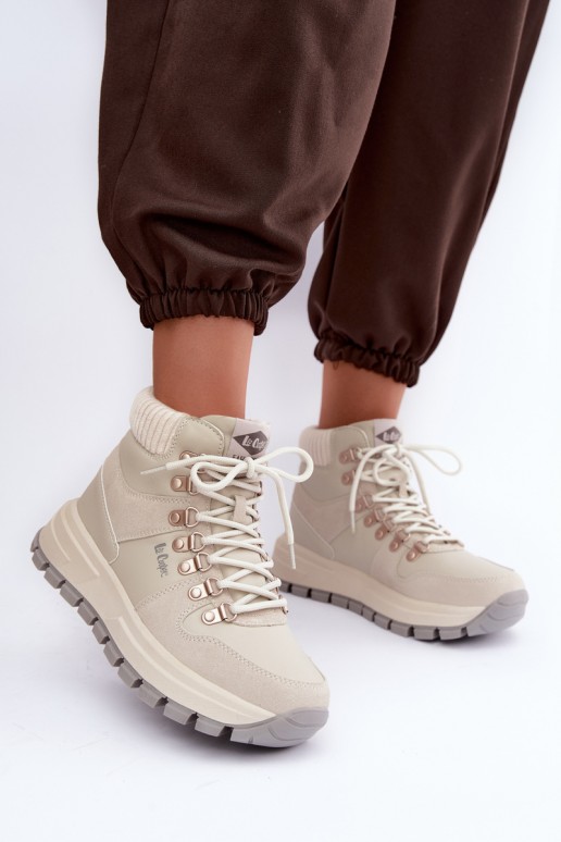 gefütterte Damenschuhe Lee Cooper LCJ-26-03-4525 in grau