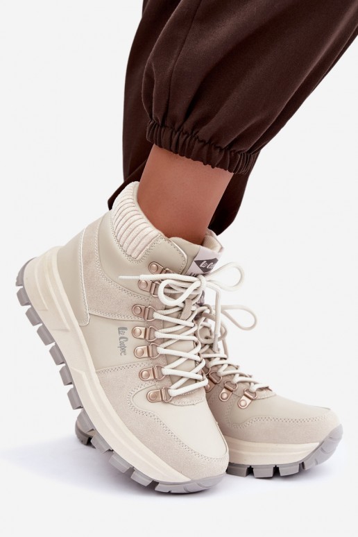 gefütterte Damenschuhe Lee Cooper LCJ-26-03-4525 in grau