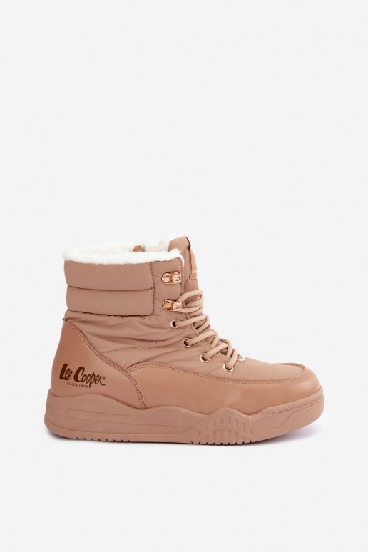 Schnürschuhe für den Schnee Lee Cooper LCJ-44-4565 in braun