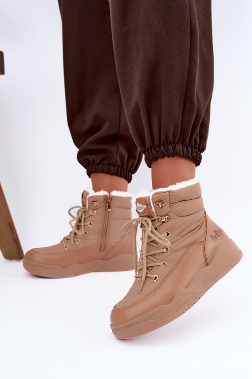 Schnürschuhe für den Schnee Lee Cooper LCJ-44-4565 in braun