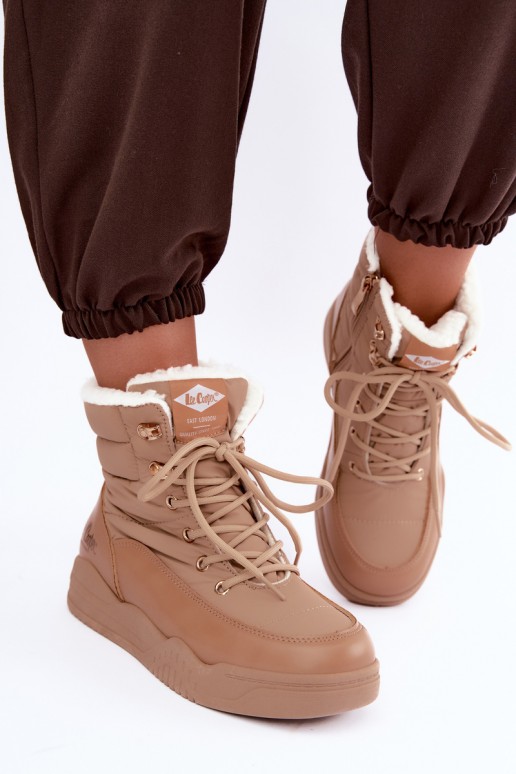 Schnürschuhe für den Schnee Lee Cooper LCJ-44-4565 in braun
