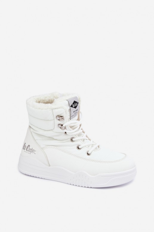 Schnürschuhe für den Schnee Lee Cooper LCJ-44-4563 in weiß