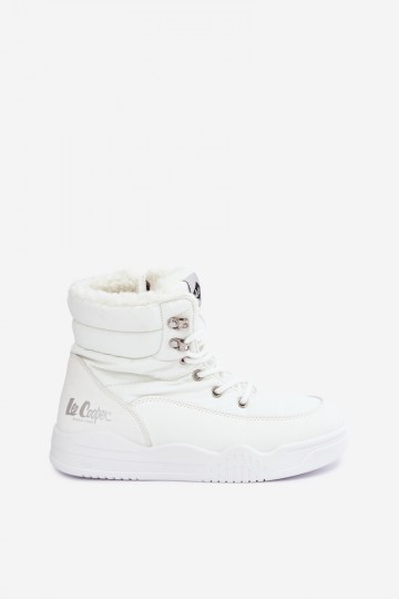 mit Schnürsenkeln Schneestiefel Schuhe Lee Cooper LCJ-44-4563 Zueiße Farbe 2