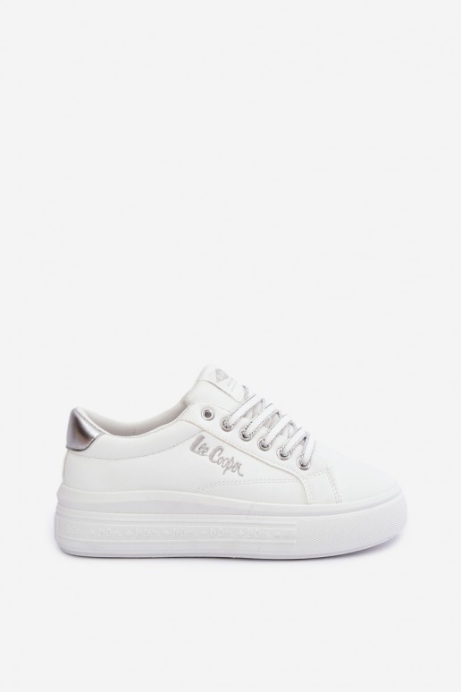 Sneaker mit Plattform Lee Cooper LCJ-26-44-4561 in weiß