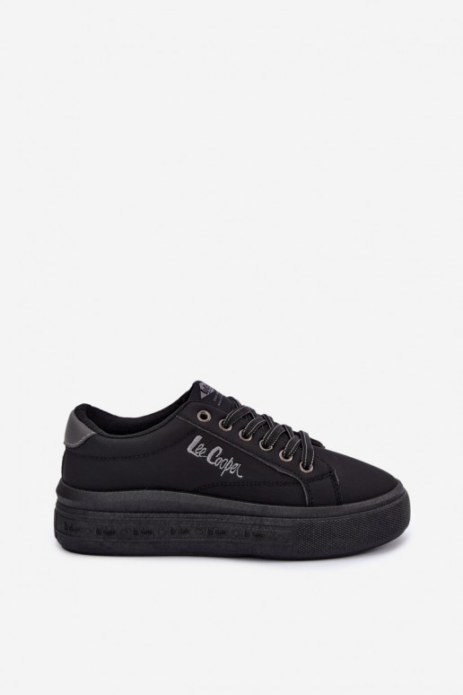 Plattform Freizeitschuhe Lee Cooper LCJ-26-44-4560 in schwarz
