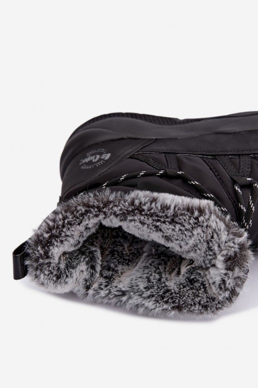 Ein überzeugendes Stilvollll Schneestiefel mit stilvollen Details Lee Cooper LCJ-24-03-3063 schZuarze Farbe