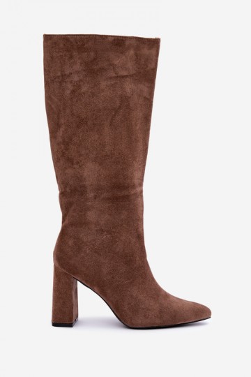 sich Zuarm laufen Stiefel mit Absätzen Beige Evelle 2