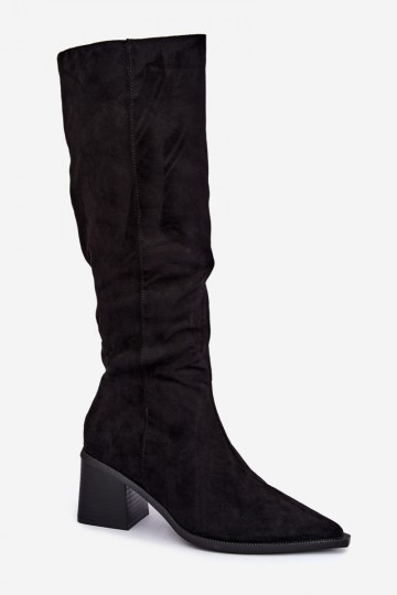 Wärmende Knöchelstiefel in Schwarz Isenna