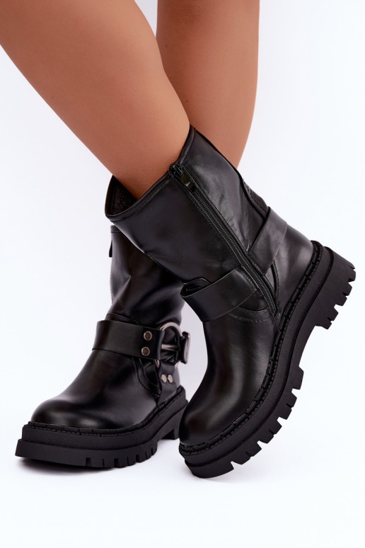 sich Zuarm laufen Stiefel mit einer Plattform mit Streifen schZuarze Farbe Arienna