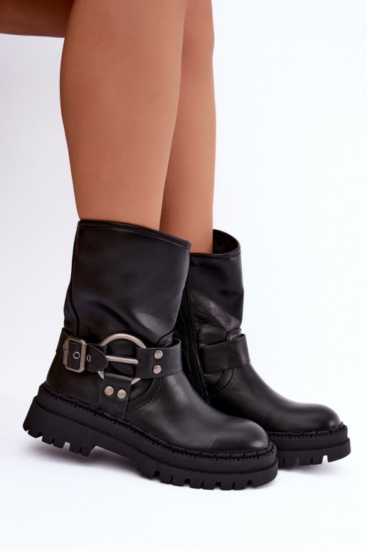 sich Zuarm laufen Stiefel mit einer Plattform mit Streifen schZuarze Farbe Arienna