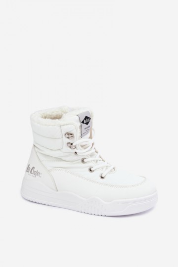 Schnürschuhe für den Schnee Lee Cooper LCJ-44-4563 in weiß 2
