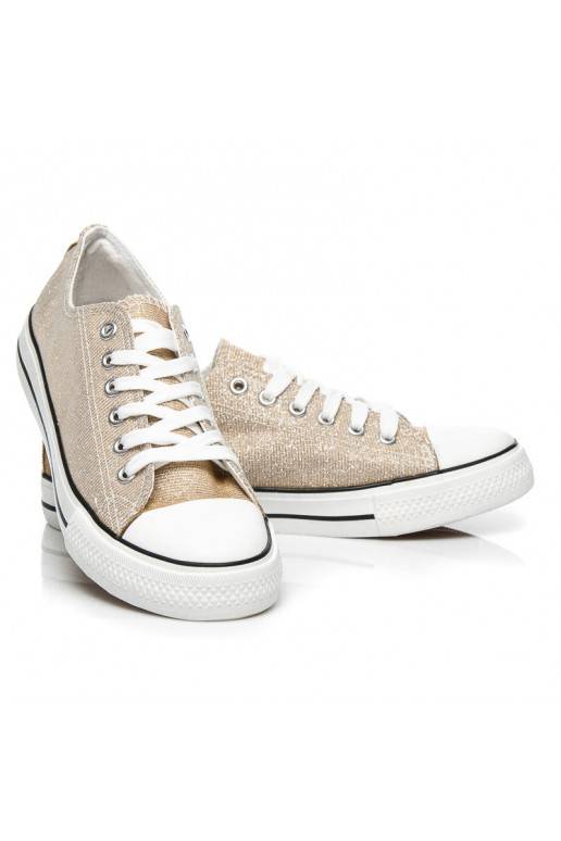 Glitzer-dekorierte Sneakers Princess Gold BL42GO